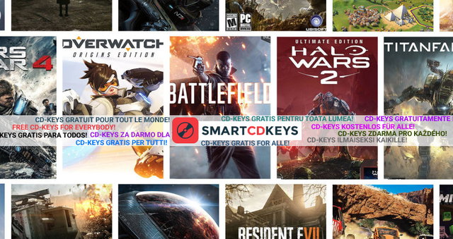 Gagnez des Clés CD (CD keys) GRATUITEMENT avec SmartCDKeys.com