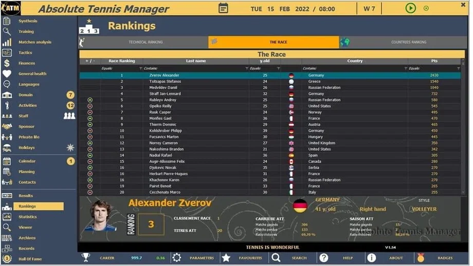 Absolute Tennis Manager (PC) gallery image 4