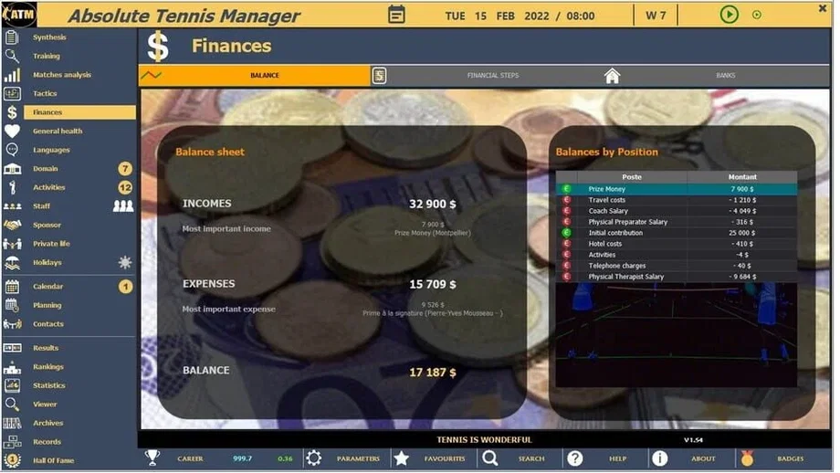 Absolute Tennis Manager (PC) gallery image 6