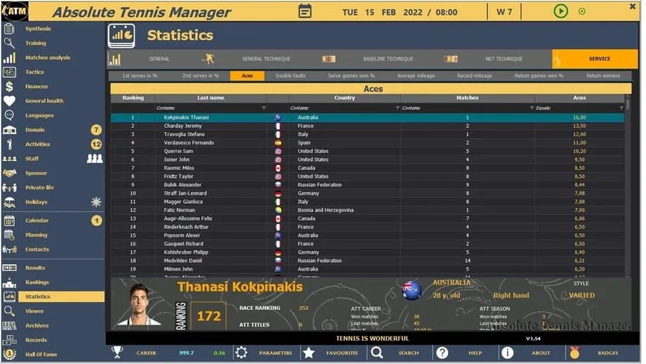 Absolute Tennis Manager (PC) gallery image 9