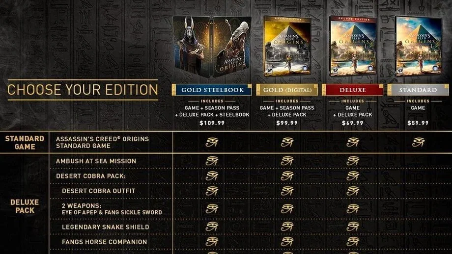 Assassin's Creed: Origins - Gold Edition (PS4) gallery image 2