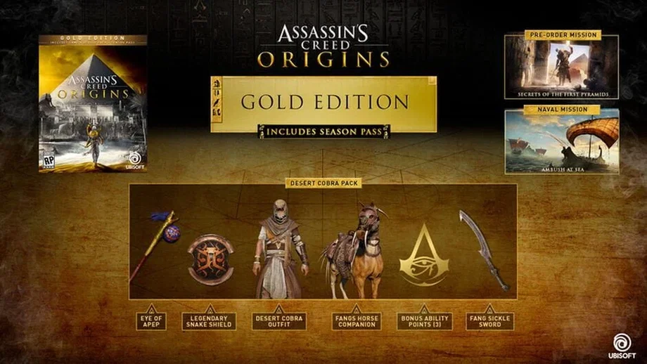 Assassin's Creed: Origins - Gold Edition (PS4) gallery image 3