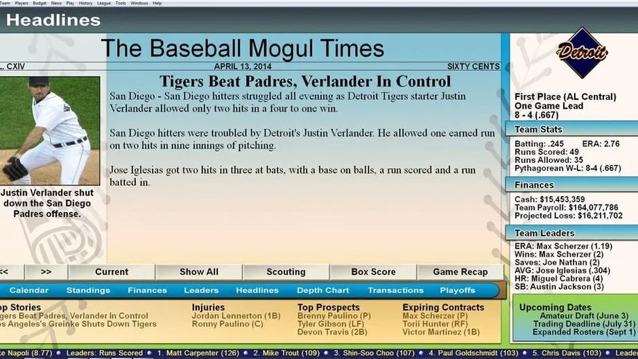 Baseball Mogul 2015 (PC) gallery image 3