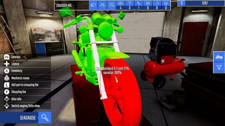 Biker Garage: Mechanic Simulator (Switch) gallery image 4