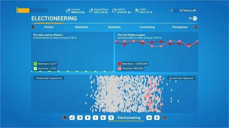 Democracy 4: Console Edition Game Edition (PS4) gallery image 8