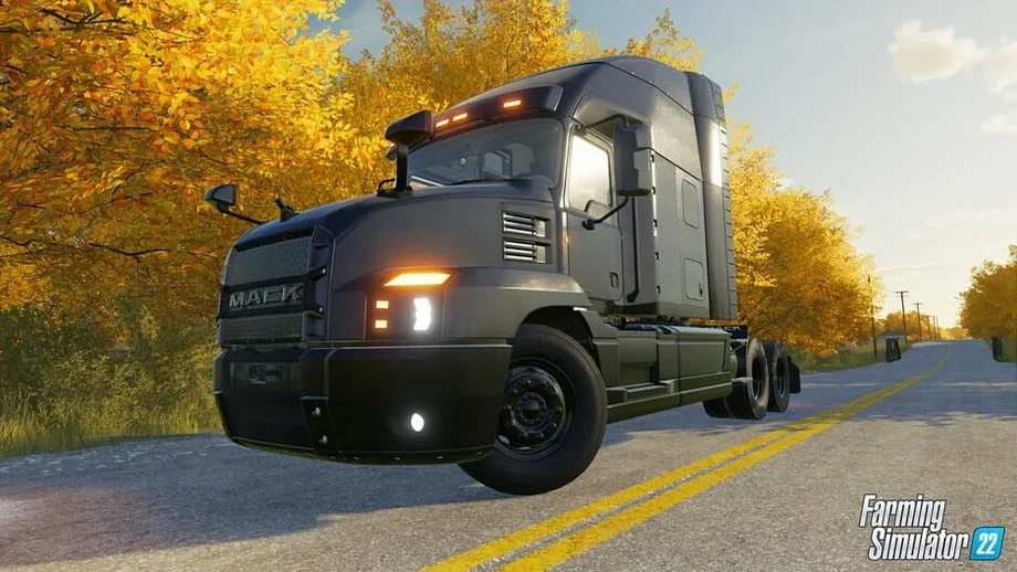 Farming Simulator 22: Mack Trucks - Black Anthem (DLC) (PS5) gallery image 2