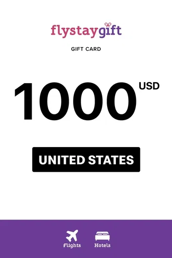 FlystayGift 1000 USD Gift Card (United States)