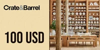Crate and Barrel 100 USD Gift Card (United States) thumb 1
