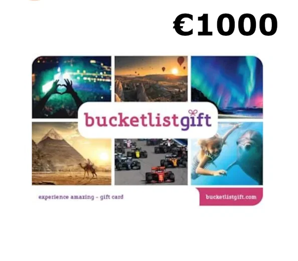 BucketlistGift 1000 EUR Gift Card (Italy) gallery image 1