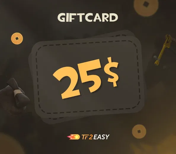 TF2Easy Coins 25 USD Gift Card (ROW) gallery image 1