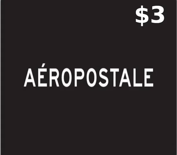 Aeropostale 3 USD Gift Card (United States) gallery image 1
