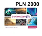 BucketlistGift 2000 PLN Gift Card (Poland) thumb 2