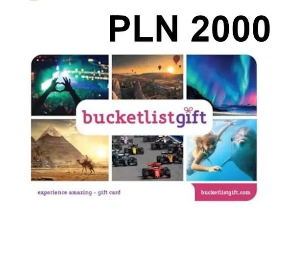 BucketlistGift 2000 PLN Gift Card (Poland) gallery image 2