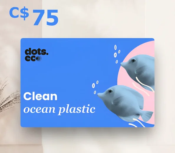 Dots.eco Clean Ocean Plastic 75 CAD Gift Card (Canada) gallery image 2