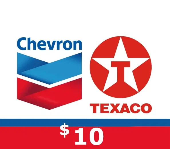 Chevron and Texaco 10 USD Gift Card (United States) gallery image 1