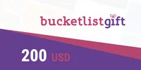 BucketlistGift 200 USD Gift Card (United States) thumb 2