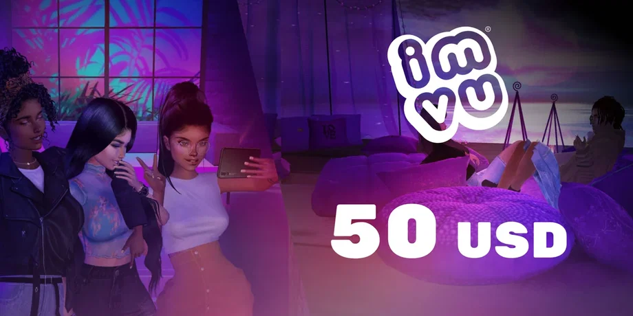 IMVU Game 50 USD Gift Card (United States) gallery image 1