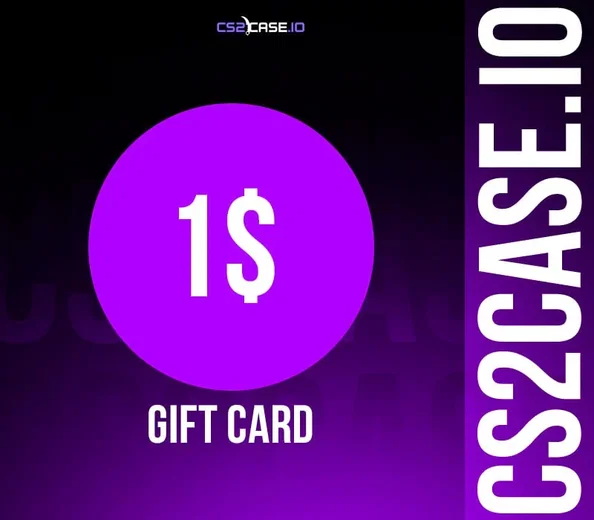 CS2CASE 1 USD Gift Card (Global) gallery image 2