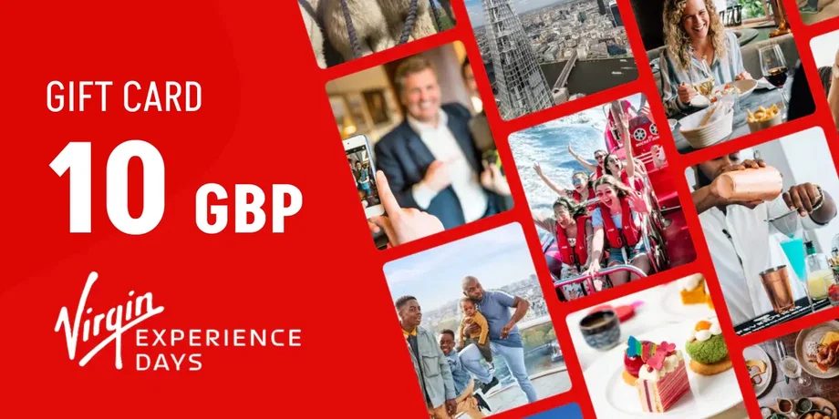 Virgin Experience Days 10 GBP Gift Card (United Kingdom) gallery image 2