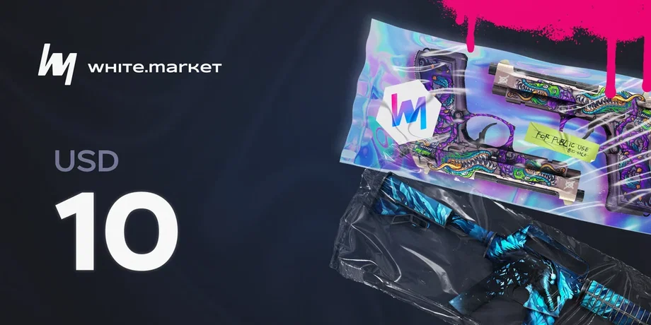 white.market 10 USD Gift Card (Global) gallery image 2