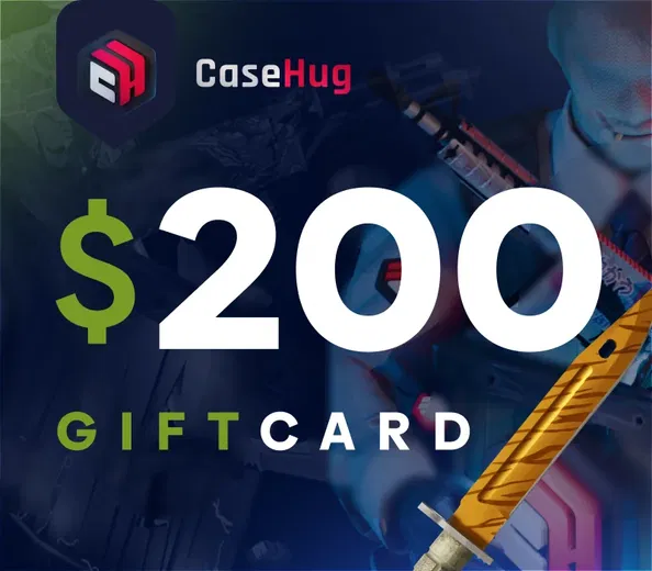 CaseHug 200 USD Gift Card (Global) gallery image 1