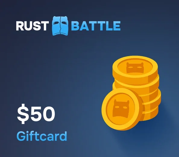 RustBattle 50 USD Gift Card (Global) gallery image 2