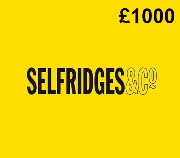 Selfridges 1000 GBP Gift Card (United Kingdom) gallery image 1