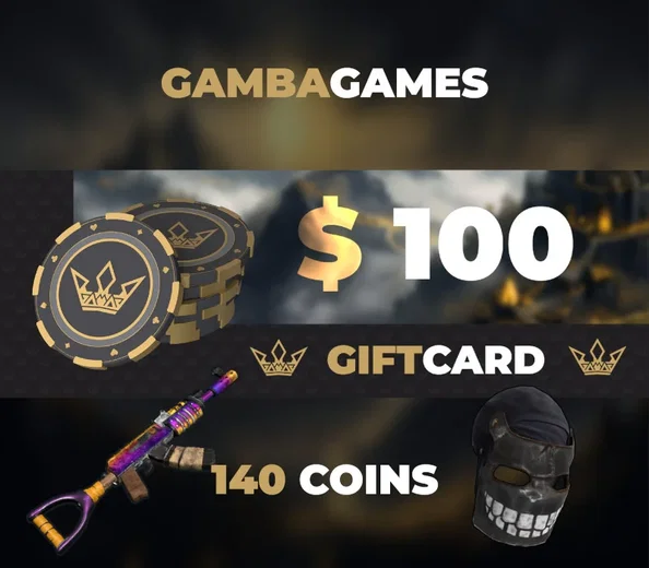 GambaGames 100 USD Gift Card (Global) gallery image 2