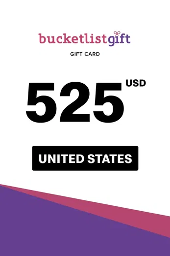BucketlistGift 525 USD Gift Card (United States) gallery image 2