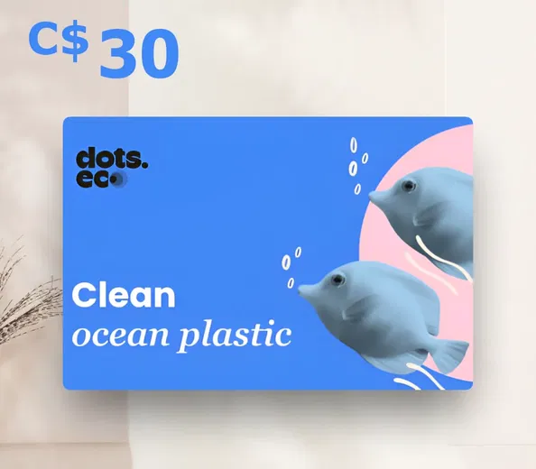 Dots.eco Clean Ocean Plastic 30 CAD Gift Card (Canada) gallery image 2