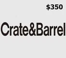 Crate and Barrel 350 USD Gift Card (United States) thumb 1