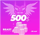 BeastUnbox.com 500 USD Gift Card (Global) thumb 2