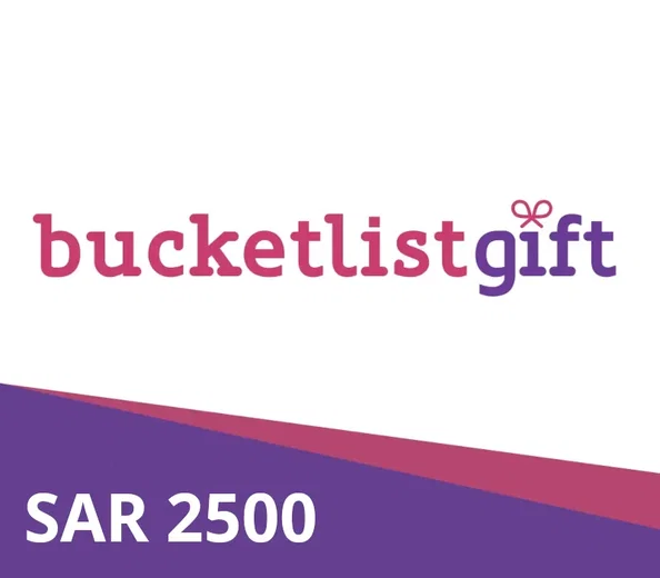 BucketlistGift 2500 SAR Gift Card (Saudi Arabia) gallery image 2