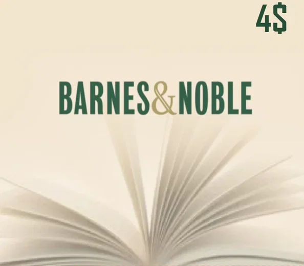 Barnes and Noble 4 USD Gift Card (United States) gallery image 1