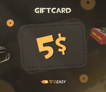 TF2Easy Coins 5 USD Gift Card (ROW)