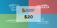 Bloomin Brands 20 USD Gift Card (United States) thumb 1