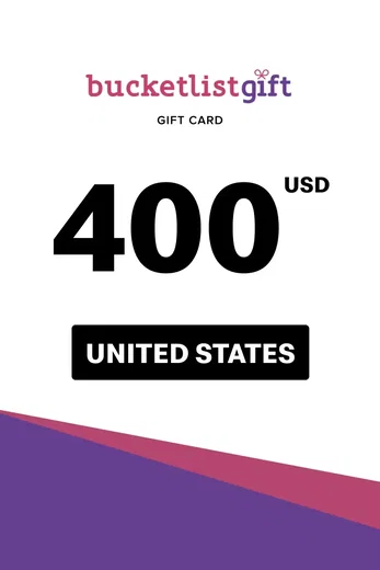 BucketlistGift 400 USD Gift Card (United States) gallery image 2