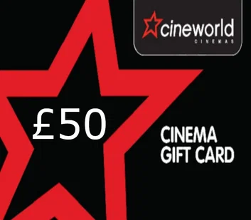 Cineworld Cinema 50 GBP Gift Card (United Kingdom)