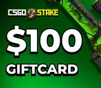 CSGOStake.com 100 USD Gift Card (Global)
