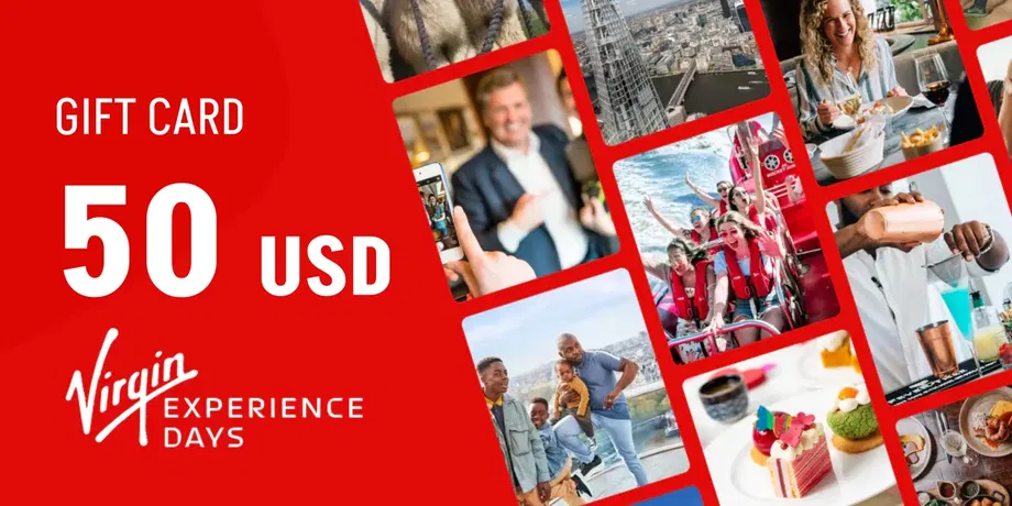 Virgin Experience Days 50 USD Gift Card (United States) gallery image 2
