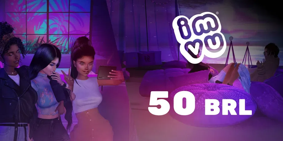 IMVU Game 50 BRL Gift Card (Brazil) gallery image 2