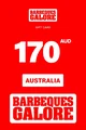 Barbeques Galore 170 AUD Gift Card (Australia) thumb 2