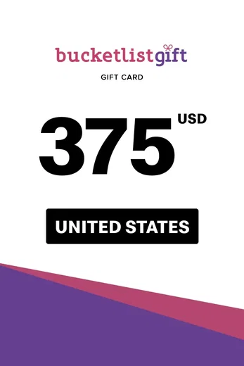 BucketlistGift 375 USD Gift Card (United States) gallery image 2