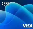 Visa Digital 50 AUD Gift Card (Australia) thumb 2