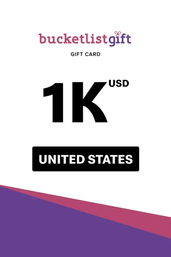 BucketlistGift 1000 USD Gift Card (United States) gallery image 2