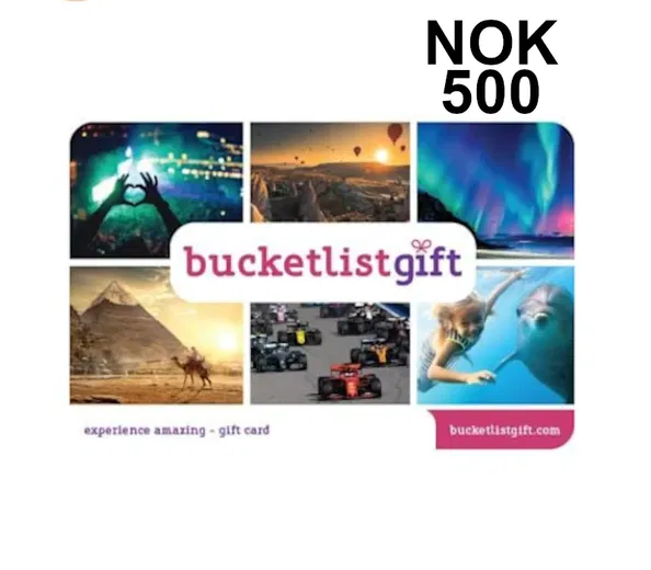 BucketlistGift 500 NOK Gift Card (Norway) gallery image 2