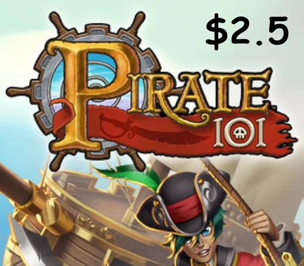 Pirate101 2.5 USD Gift Card (United States) gallery image 1