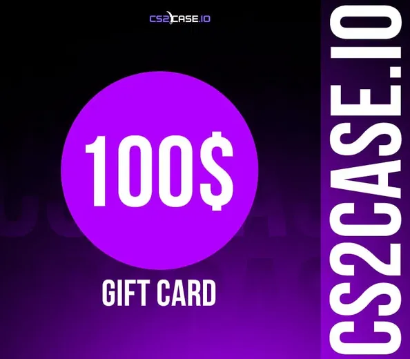 CS2CASE 100 USD Gift Card (Global) gallery image 1