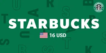 Starbucks 16 USD Gift Card (United States)