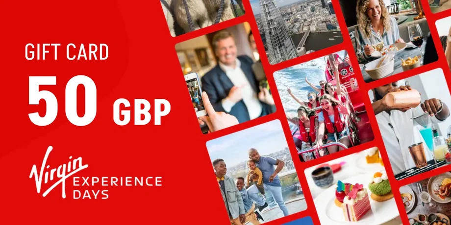 Virgin Experience Days 50 GBP Gift Card (United Kingdom) gallery image 2